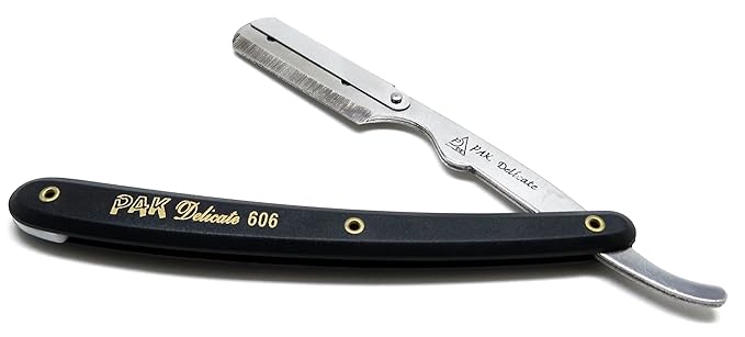 Set of 4 PREMIUM INSTRUMENTS Barber Razors Straight Edge Folding Handle Colors