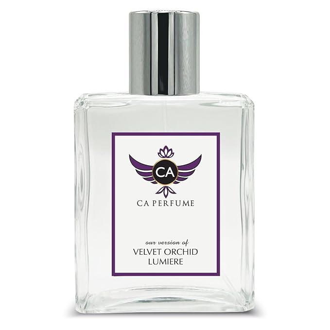 CA Perfume Impression of Velvet Orchid Lumiere For Women Amber Floral Fragrance Long Lasting Womens Perfume Eau De Parfum 3.4 Fl Oz 100ml