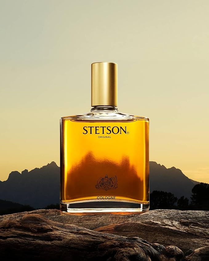 Stetson Original - Cologne for Men - Classic and Masculine Aroma with Fragrance Notes of Citrus, Patchouli, and Tonka Bean - 3.5 Fl Oz