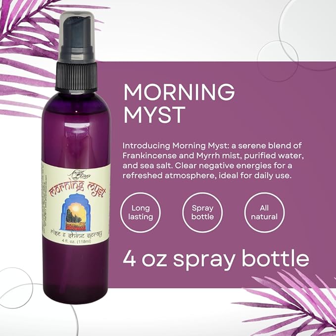 Ancient Essence Morning Mist - Refreshing 4 oz Body Spray for All-Day Fragrance - Energizing Scent for Men and Women - Long-Lasting Formula - Made with Natural Ingredients