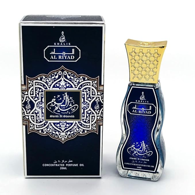 Maison d'Orient SHEIKH AL SHUYUKH 20 mL Fragrance Oil Roll On, Alcohol-Free, Arab Oil Fragrances. AL RIYAD Perfumes Arabes (Roll On Body Oil) Roll On Cologne