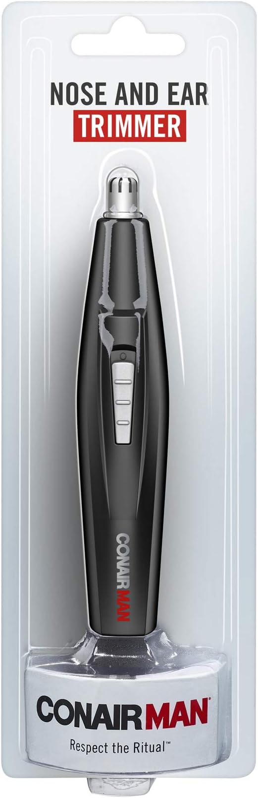 ConairMan Nose Hair Trimmer for Men, For Nose, Ear and Perfect for Travel, Battery Powered