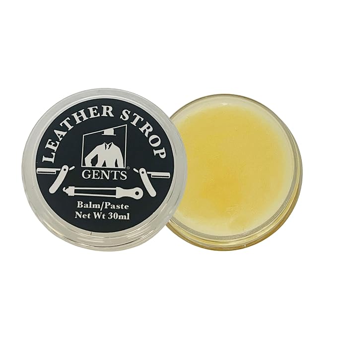G.B.S Leather Strop 30ml Conditioning Paste Professional Hone and Sharpen your Shaving Razor, blade, knives, cutlery and tools- Leather Balm (Packof3)