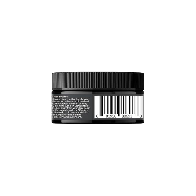 American Shaving Co. Citrowood Shaving Cream For Men 8 oz, Made in USA, Easy Application, Quality Potent Ingredients, Non-GMO, GMP Certified, Cruelty-Free Products