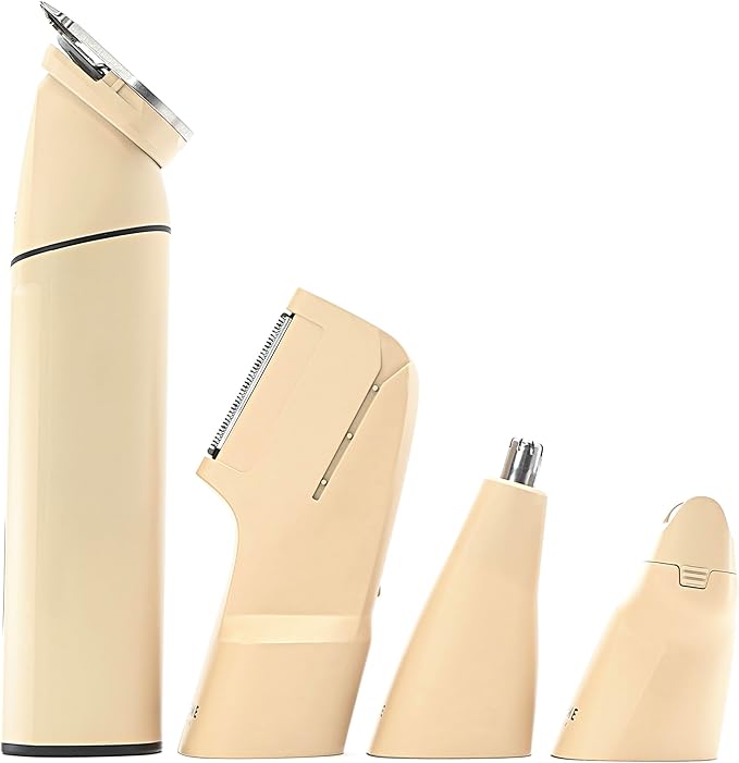 Supreme Trimmer All-in-One Multigroomer | No-Nick, Nose/Ear/Pubic & Full Body Grooming Kit | LCD Display, Rechargeable & Waterproof Men's Hair Trimmer | SMG3040