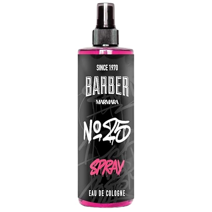 barber marmara Eau de Cologne Pump Spray Mens Graffiti After Shave Men's Fragrance Water Shaving Water Men Barber Men's Fragrances Body Spray Barbershop Travel Size (50 ml, No25)