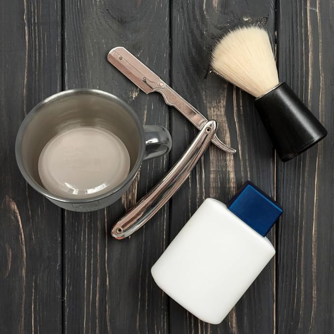 G.B.S Chrome Shaving Bowl, Stainless-steel Unbreakable, Durable for Home, Compliments Any Shaving Razor and Shave Brush