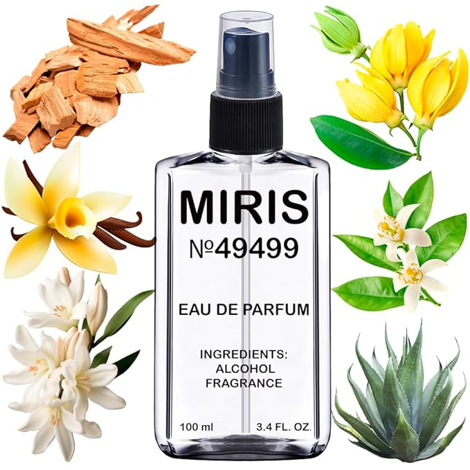 MIRIS No. 49499, Inspired by Marfa, Long-Lasting Unisex Eau de Parfum for Women & Men, Spray 3.4 Fl Oz / 100 ml