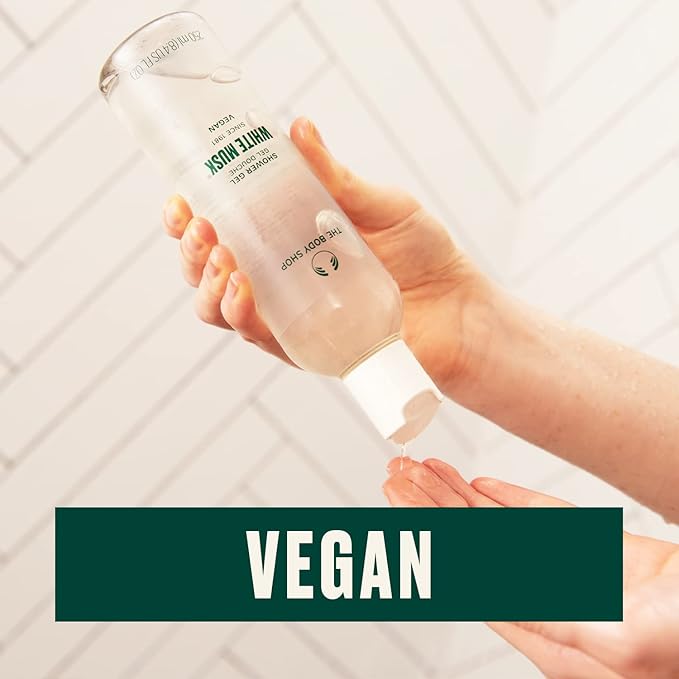 The Body Shop White Musk Shower Gel – Fresh, Floral Cleanse from Head-to-Toe – Vegan – 8.4 Fl Oz