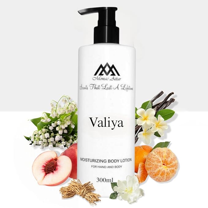 Monac Valiya Lotion Inspired by Valaya, Eau De Parfum, 10 oz/300ml, Female Long Lasting, Luxury Made Affordable