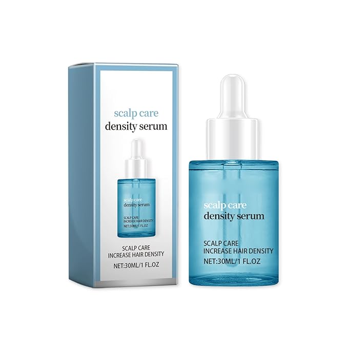 30ml Scalp Care Density Serum for Hair Growth – Reduces Hair Shedding, Thickens Thin Hair & Strengthens Roots with Natural Pea Extract, Collagen & Vitamin E