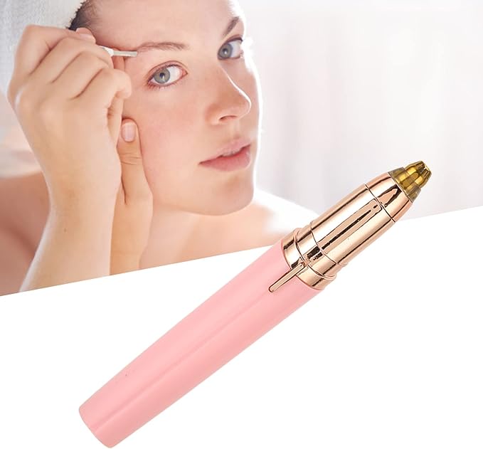 Womens Electric Eyebrow Hair Trimmer, Painless and Portable Suitable for Upper and Lower Lip Chin Neck Cheeks Eyebrows Nose Body, Multifunction Hair Trimmer Remover Waterproof