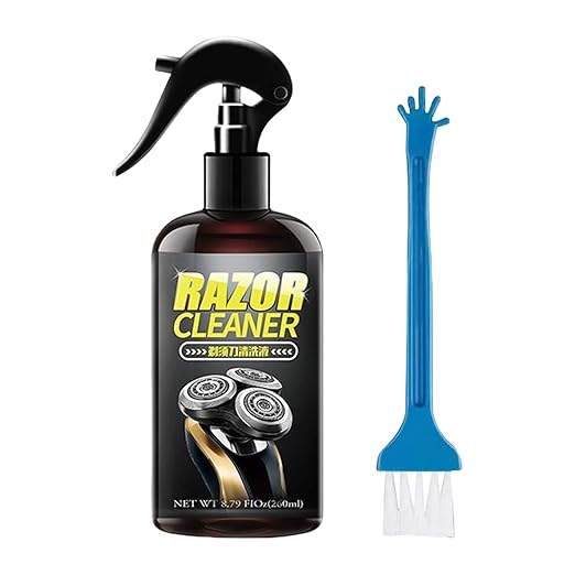 Electric Shaver Cleaner - 260ml Razor Lubricant, Trimmer Cleaning Solution Spray, Quick-Drying Rust Prevention Agent | Odor Eliminating Maintenance Spray for Electric Shavers Beard Trimmers Grooming