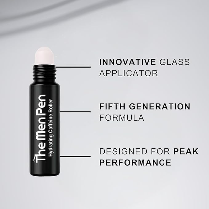 The Men Pen Eyebrow Boosting + Caffeine Kit | Eyebrow, Beard and Hair Filler | Waterproof, Long Lasting, Sweat Proof - Brown