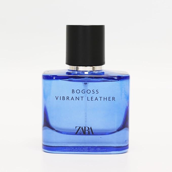 Zara Bogoss Vibrant Leather EDP Eau De Parfum Cologne for Men 60 ML (2.03 FL. OZ)