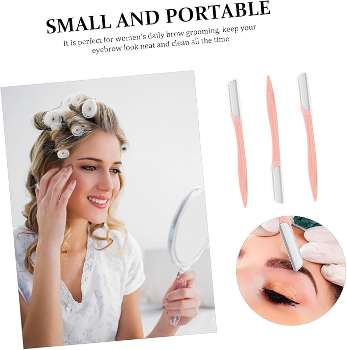 FRCOLOR 6pcs Eyebrow Trimming Tools Eyebrow for Gentle Facial Hair Removal Precision Brow Shaper Safe and Design