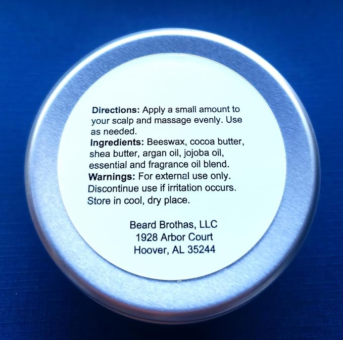 Bald Head Balm Moisturizer. Post Shave Polish for Bald Heads. Conditions and Soothes the Scalp Providing Lasting Softness, Shine, & Protection. Boaz Scent.