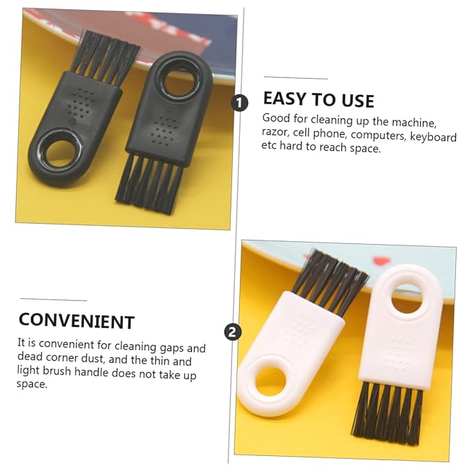 40pcs Shaving Cleaning Brushes Electric Shaver Clipper Trimmer Cleaner Skin-friendly Brush for Household Appliances Compact Design for Easy Use