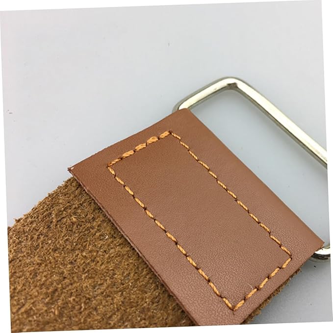 2pcs Leather Strop for Precision Sharpening Cowhide Polishing Cloth for Straight Blades and Woodworking Tools