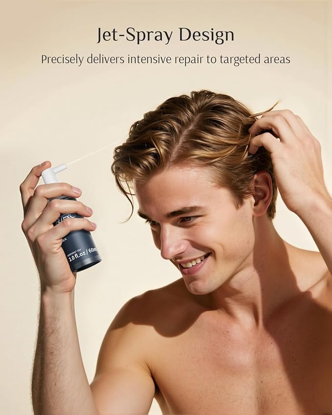 DR ZERO Men's Hair Growth Serum with 3% Redensyl - Japanese Scalp Spray for Thinning Hair, with Nanocapsule Technology, Clinically Tested for Regrowth & Thickening, Non-Greasy Formula, 60ml