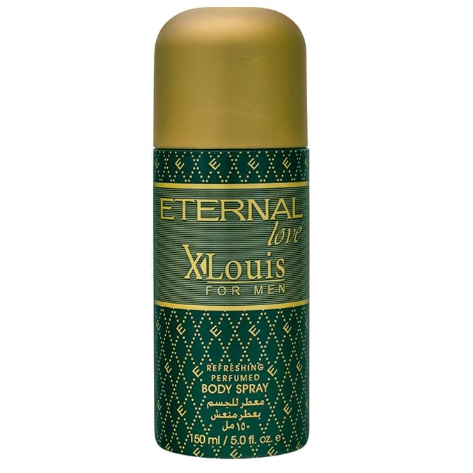 Eternal Love X-Louis for Men - Long Lasting Body Spray - Fresh Citrus Herbaceous Scent with Lavender & Cedarwood - Masculine & Confident Fragrance - 5oz