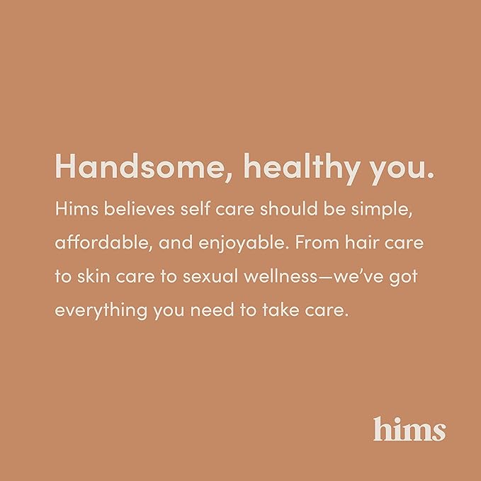 hims Thick Fix Shampoo & 5% Minoxidil Foam Solution Set - Saw Palmetto & Minoxidil Solution - Hair Strengthening & Thickening - Paraben-Free & Vegan - Eucalyptus Grove Scent