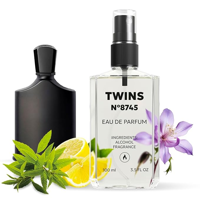 TWINS Impression of Green Irish Tweed | Perfume for Men Eau de Parfum | No.8745 | 3.4 Fl Oz / 100 ml