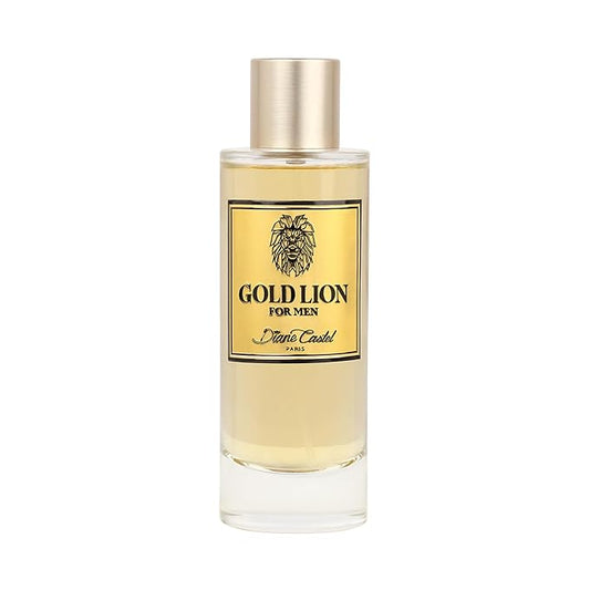 Gold Lion - Cologne for Men - Elegant Mens Cologne - Flamboyant Allure of Mandarin, Cardamom, Cedarwood, and Musk Notes - 3.3 oz