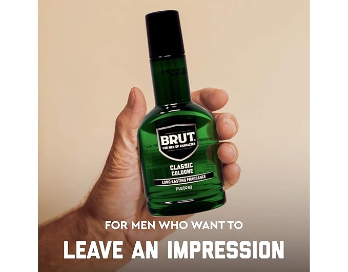 Brut Classic Scent Cologne 5 Ounce (145ml) (6 Pack)