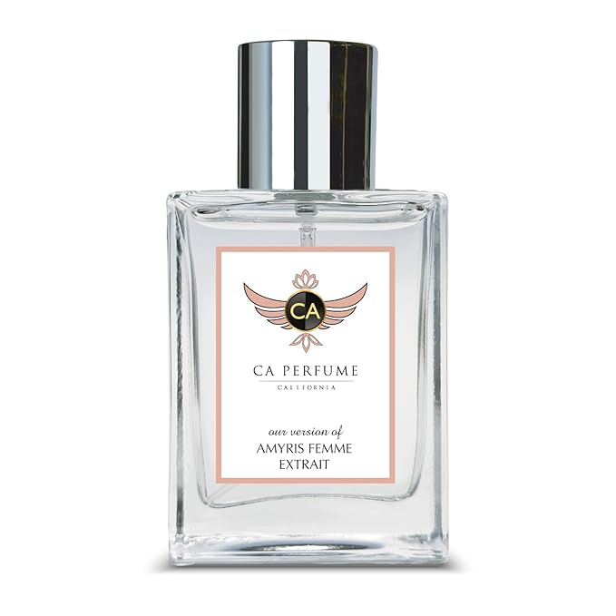CA Perfume Impression of Amyris Femme Extrait For Women Replica Fragrance Eau de Parfum Spray Bottle 1.7 Fl Oz/50ml-X1