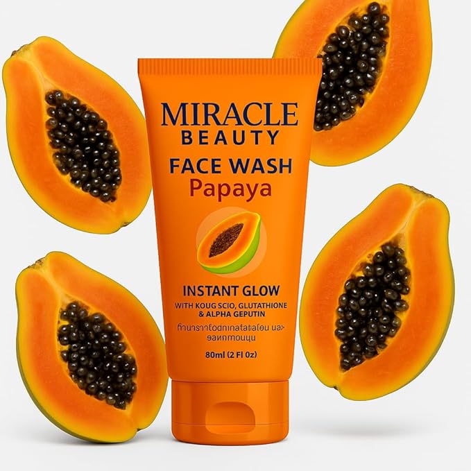 MACARIA Miracle Beauty Papaya Daily Routine face wash Cleanser for Acne for women