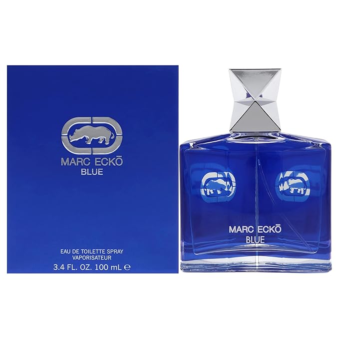 Marc Ecko Blue for Men Eau de Toilette Spray, 3.4 Ounce