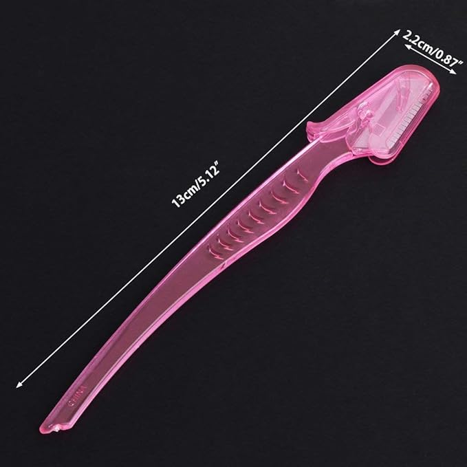 3Pcs Women Eyebrow Hair Removal Safety Razor Trimmer Shaper Shaver Blade Foldable New Eyebrow Trimmers Shave and Hair Removal