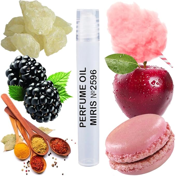 MIRIS No. 2596, Inspired by L.12.12 Elle Sparkling, Long-Lasting Perfume Oil for Women Roll-On, Rollerball 0.34 Fl Oz / 10 ml