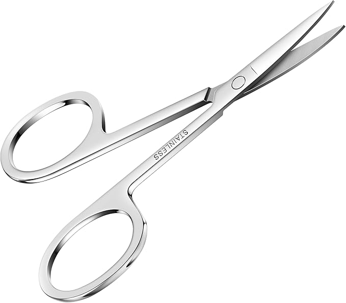 5-Piece Set of Facial Hair Small Trimmer Scissors For Men's and Women's Hair is suitable,Eyebrow, Nose Hair, Mustache, Beard, Eyelashes