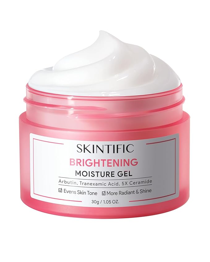 Niacinamide Brightening Cream, Radiant Glow, Fade Dark Spots, Evens Skin Tone Moisturizer for Oil and Acne-prone Skin, Non-Sticky, 1fl.oz / 30g