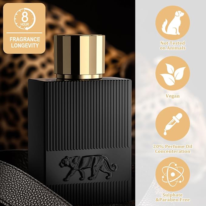 Shadow Leap - Prowl Eau De Parfum, Long-Lasting Spicy Leather Floral Perfumes for Men or Women 100ml | 3.4 fl. oz + 2ml Samples