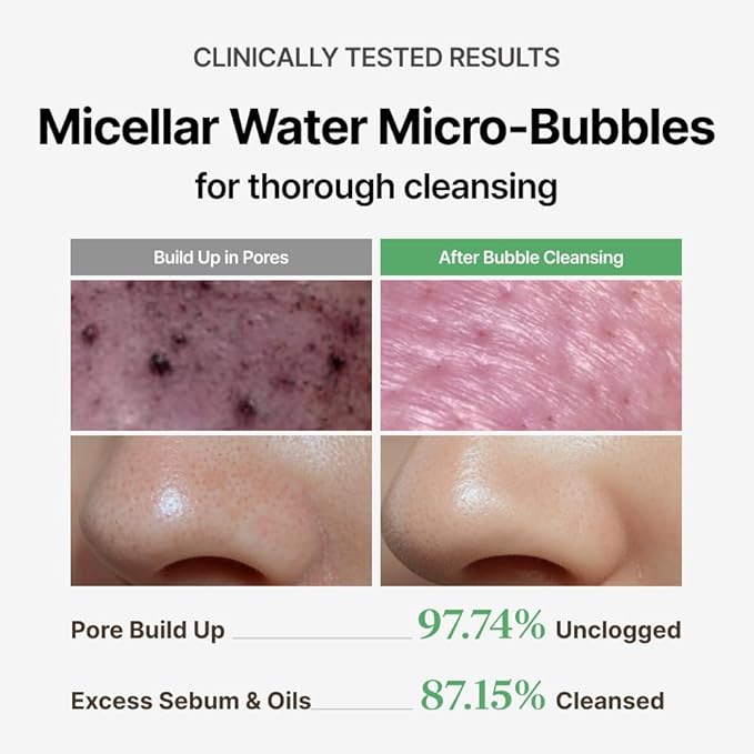 MENOKIN Cotton Cloud Bubble Cleanser [Daily Comfort] Betaine for Lasting Hydration, Low pH for Sensitive skin, Non-Stripping, Daily Gentle Face Wash, Foaming bubbles, Korean Skincare 5.07 fl. oz