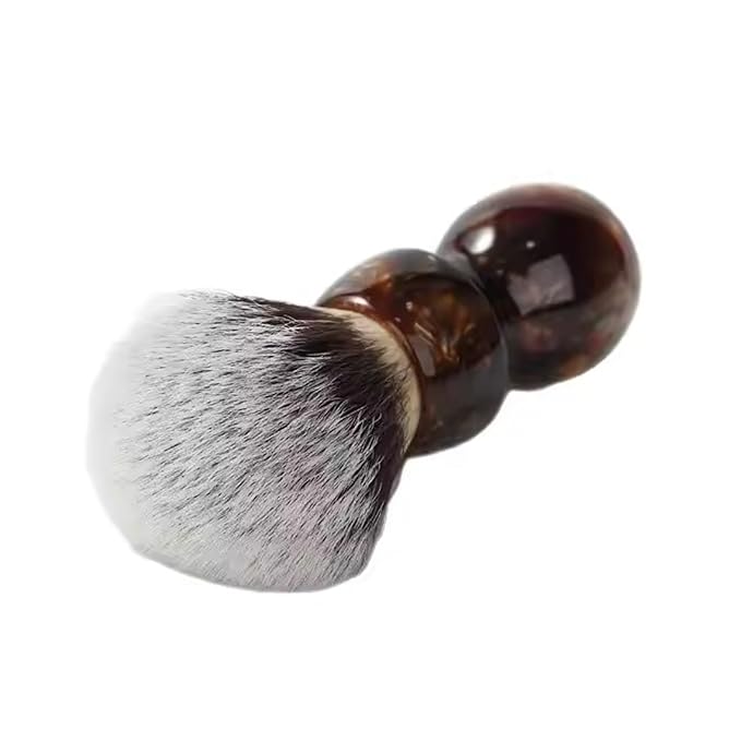 YAQI Caramel Cat's Whisker Synthetic Shaving Brush