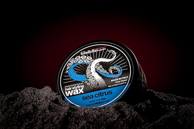 The Goodfellas' smile Hair Wax Pomade, Matte with Medium Hold Formula, 100ml, Made in Italy (Sea Citrus/Sea Air with Lemon)