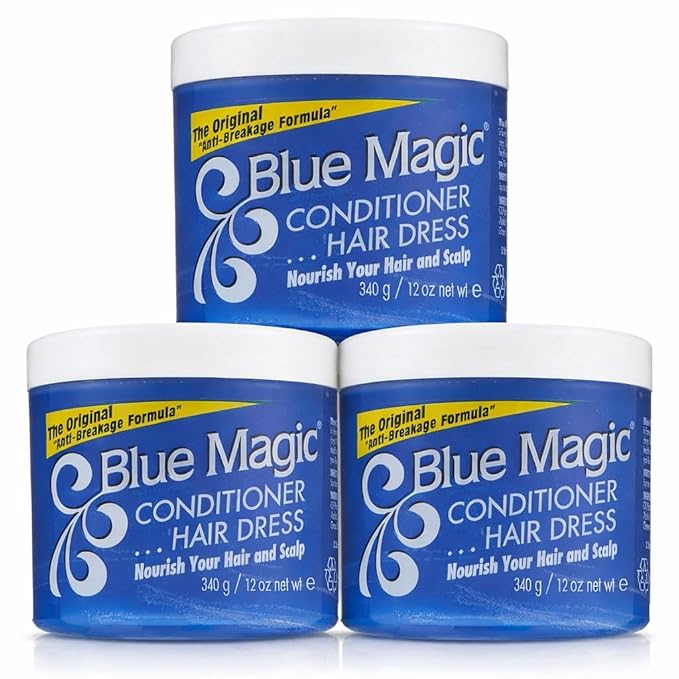Blue Magic Hair Conditioner, Original Conditioning Formula, 12 oz (Pack of 3)