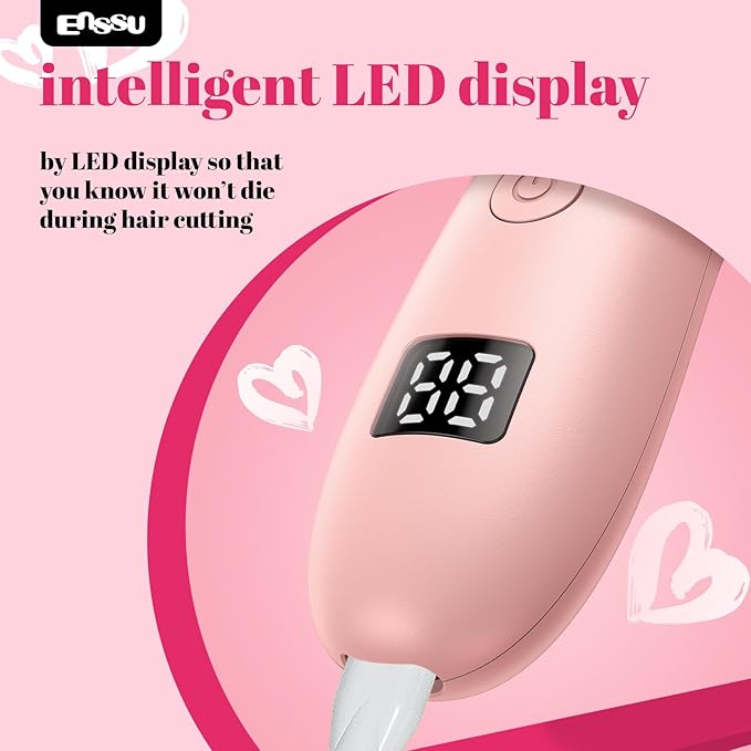 Bikini Trimmer for Women - 2 in 1 Pubic Hair Trimmer IPX7 Waterproof, Razors for Women with LED Light & USB Charge, Painless Electric Shaver with Ceramic Blade for Bikini Legs Arm Underarm