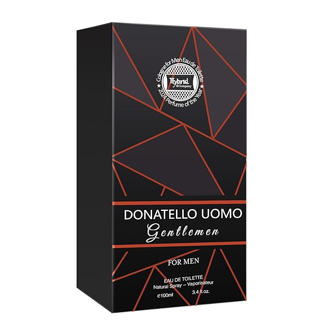 Hybrid & Company Donatella Uomo Gentlemen For Men Eau De Toilette Vaporisateur Natural Spray 3.4 Fl Oz