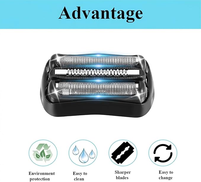 Series 3 21B Replacement Shaver Head, Compatible with S3 Razors 3040s, 300s, 310s, 320s, 3050cc, 360s, 370cc, 3090cc