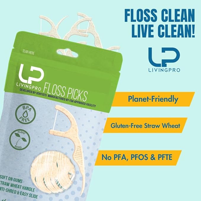 Dental Floss Picks (220 Count) with Travel Case – Thin Single Thread Tooth Flossers, Shred-Resistant Smooth Glide for Plaque Removal, Gentle on Gums | Adults & Kids