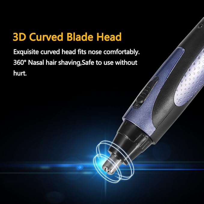Nose Hair Trimmer, Hair Grooming Tool for Nose, Beard, and Head, Cordless and Easy to Use, Compact Design for Men’s Grooming Needs