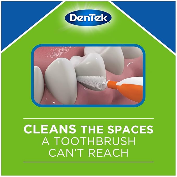 DenTek Easy Brush Interdental Cleaners, Mint, 16 Count (Pack of 5)