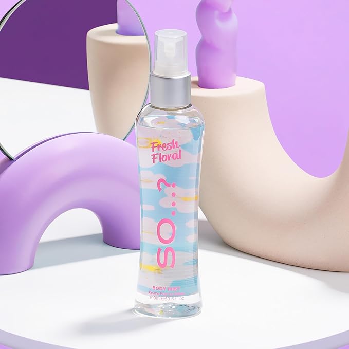 Fresh Floral Body Mist by So…? for Women - 3.5 oz Body Mist - Pack of 3
