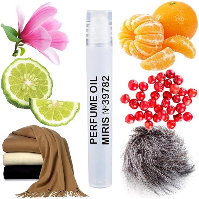 MIRIS No. 39782, Inspired by Intelligence Fantasy, Long-Lasting Unisex Perfume Oil for Women & Men Roll-On, Rollerball 0.34 Fl Oz / 10 ml