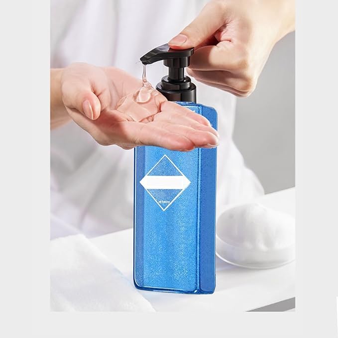 Aquablue Body Wash,Aquablue Shower Gel With Long Lasting Scent,Deep Cleansing Pore Care Moisturization,Body Wash Men Moisturizing (1PCS)